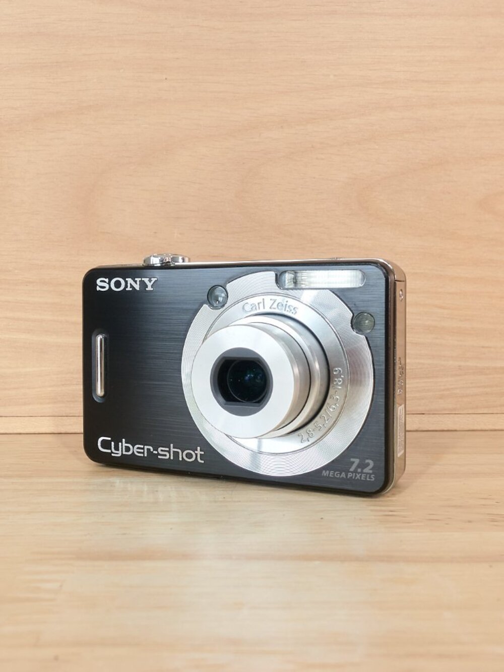 Sony Cyber-shot DSC-W55 7.2MP Digital Camera Black Tested Working